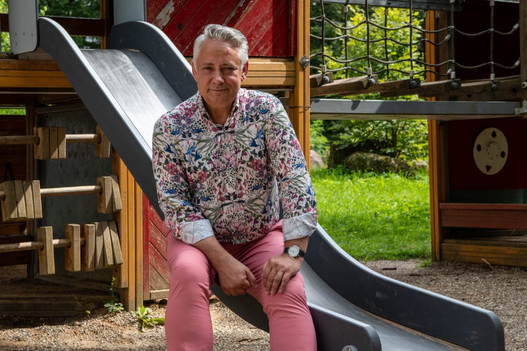 Neue Rutsche Spielplatz Hoferkopf