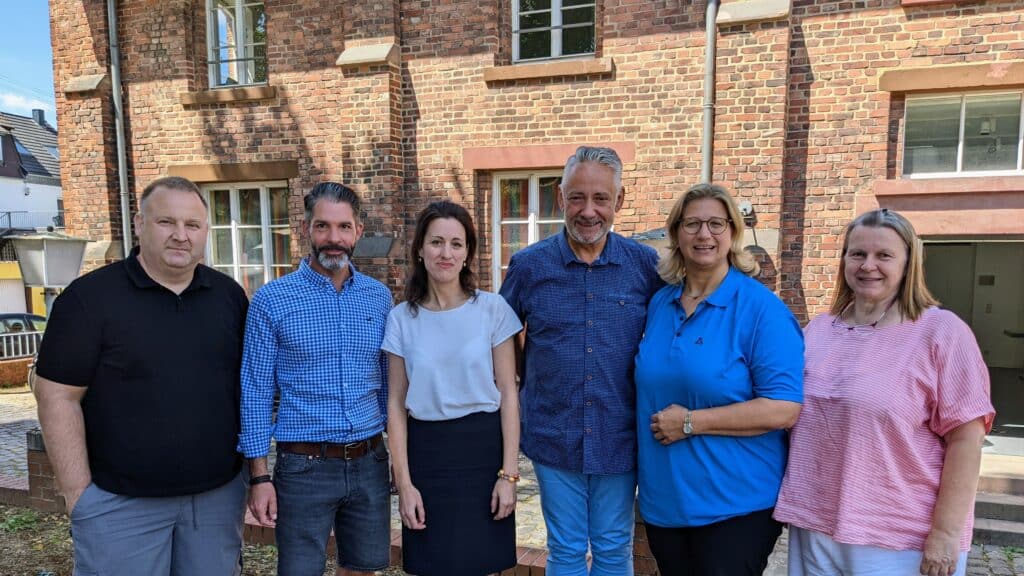 Thomas Otto, Sven Siegler, Fr. Tsiakiris, MP Rehlinger, Fr. Wendorff